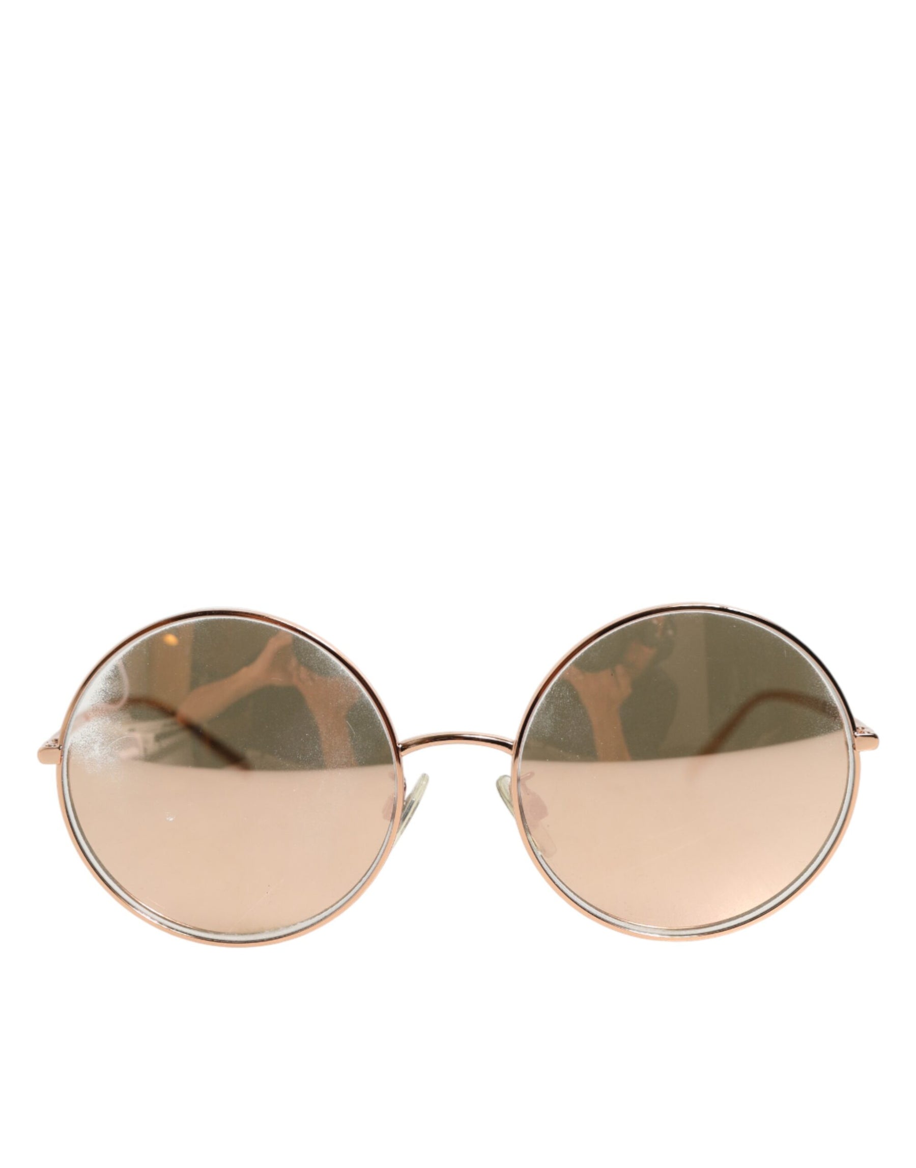 Dolce & Gabbana DG2215K Gold Metal Round Shades Eyewear Sunglasses | Regal Royce