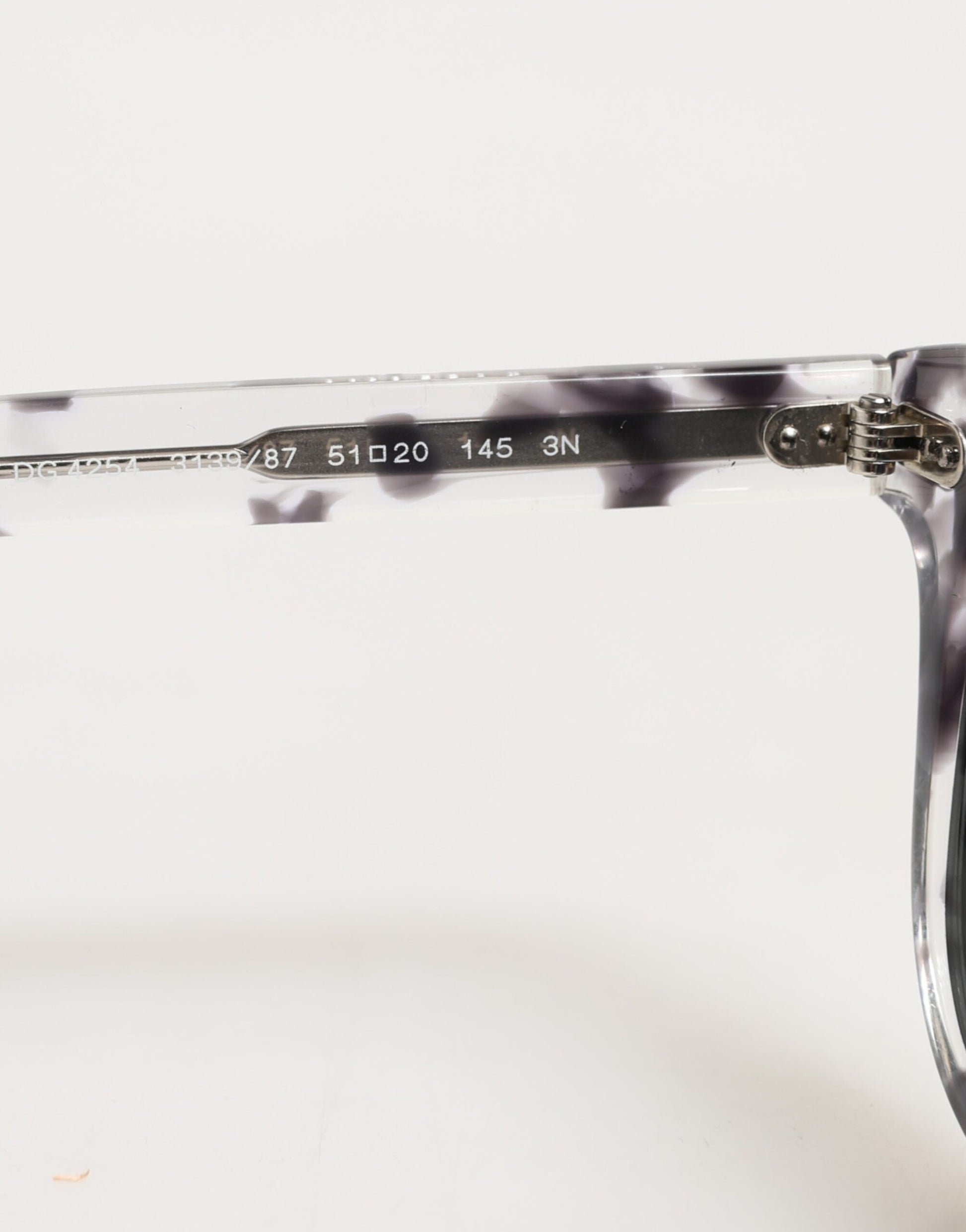 Dolce & Gabbana DG4254 Havana Clear Black Tinted Lenses Sunglasses