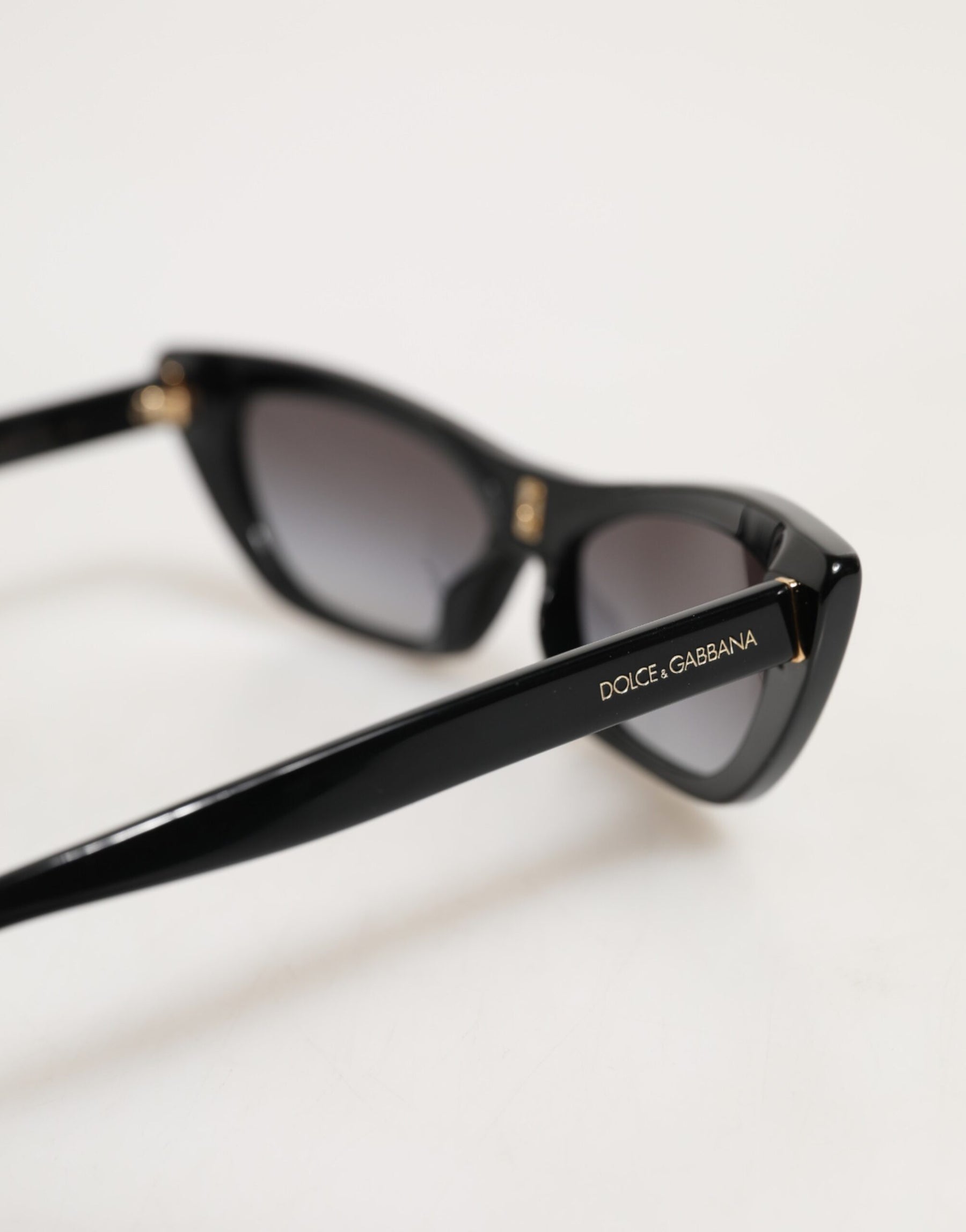 Dolce & Gabbana Black Re-Edition DNA Cat-Eye Frame Sunglasses | Regal Royce