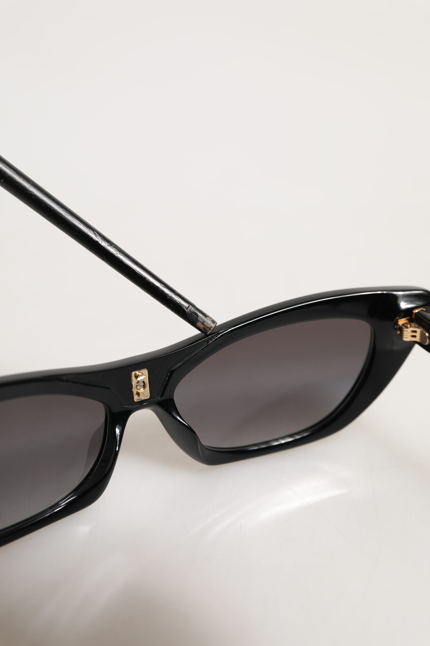 Dolce & Gabbana Black Re-Edition DNA Cat-Eye Frame Sunglasses | Regal Royce