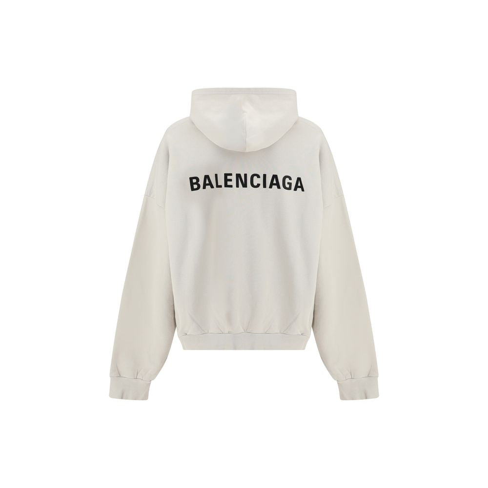 Balenciaga White Cotton Sweatshirt | Regal Royce