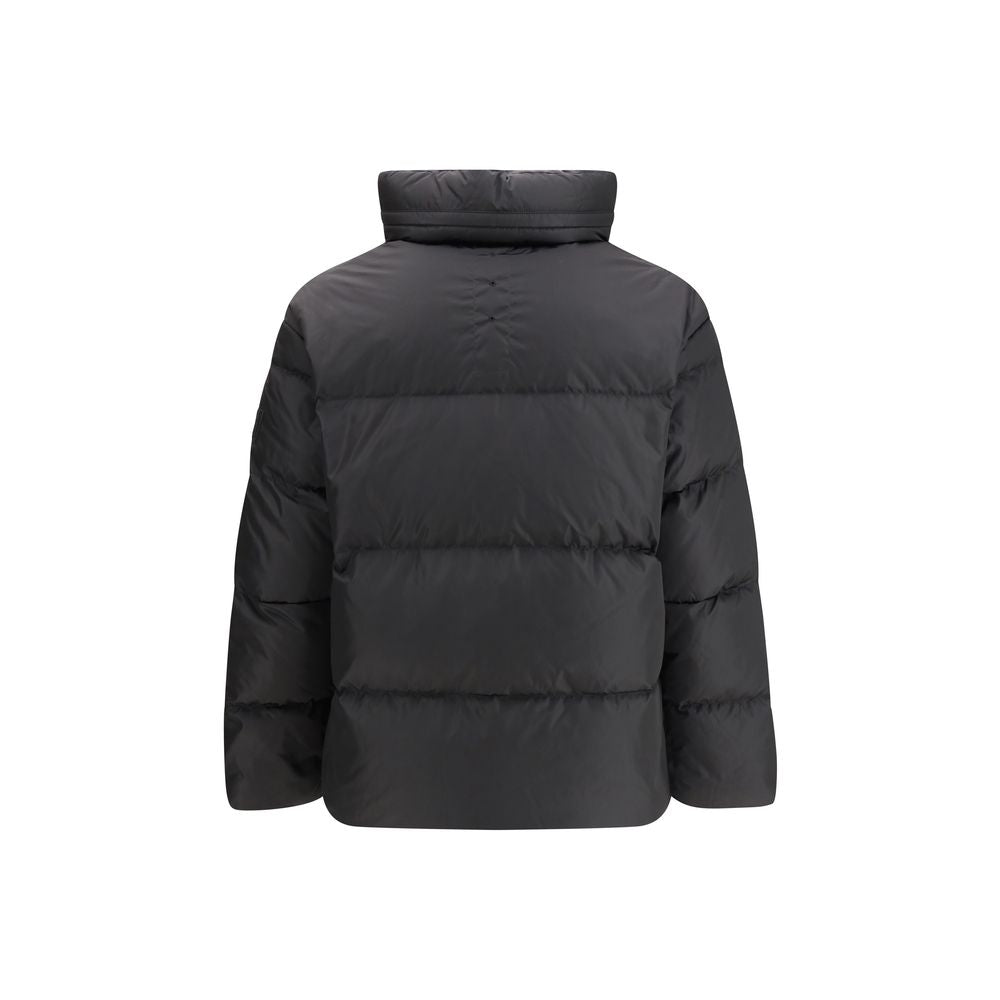 Premiata Black Polyamide Full-Length Jacket | Regal Royce