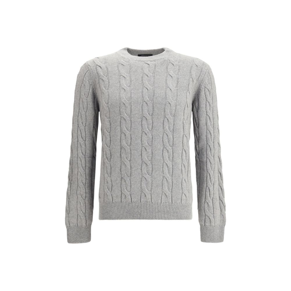 Aragona Cashmere Gray Cashmere Sweatshirt | Regal Royce