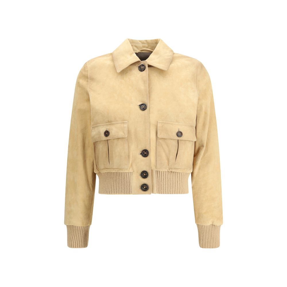 Valstar Beige Leather Jacket | Regal Royce