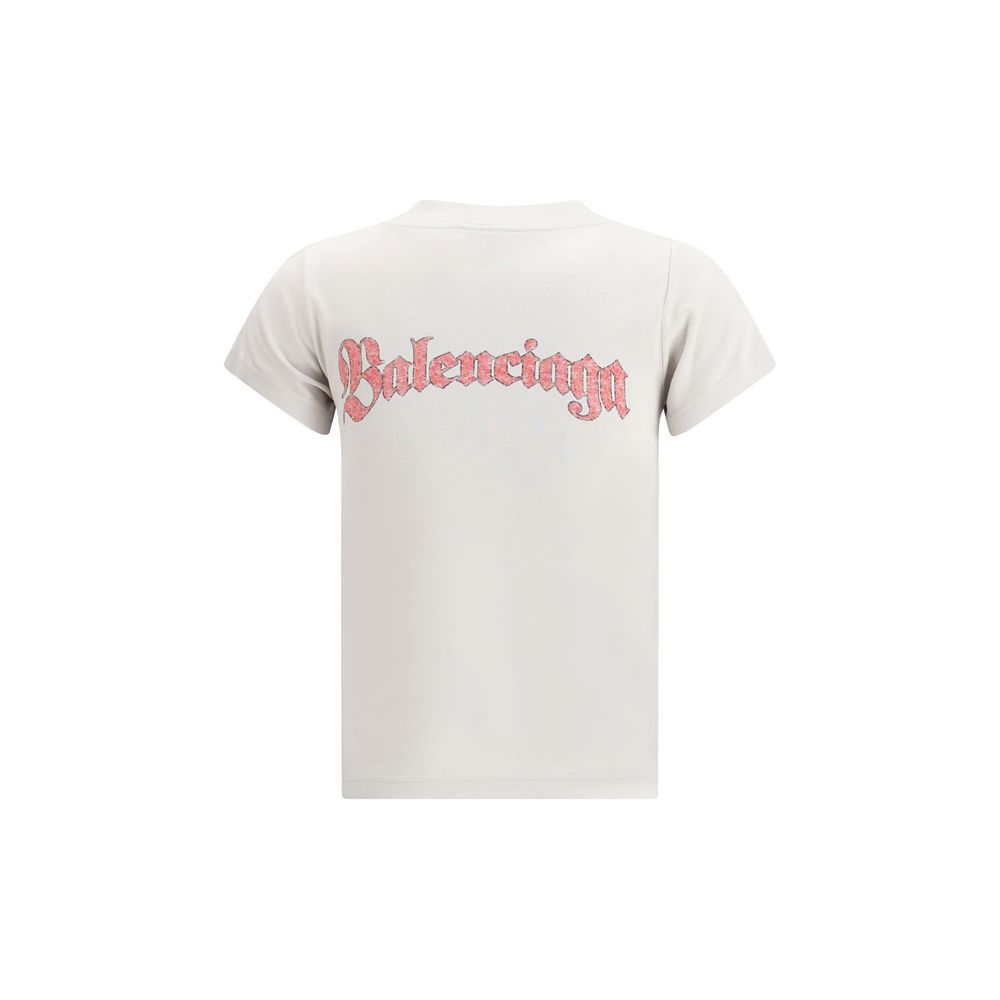 Balenciaga White Cotton T-Shirt