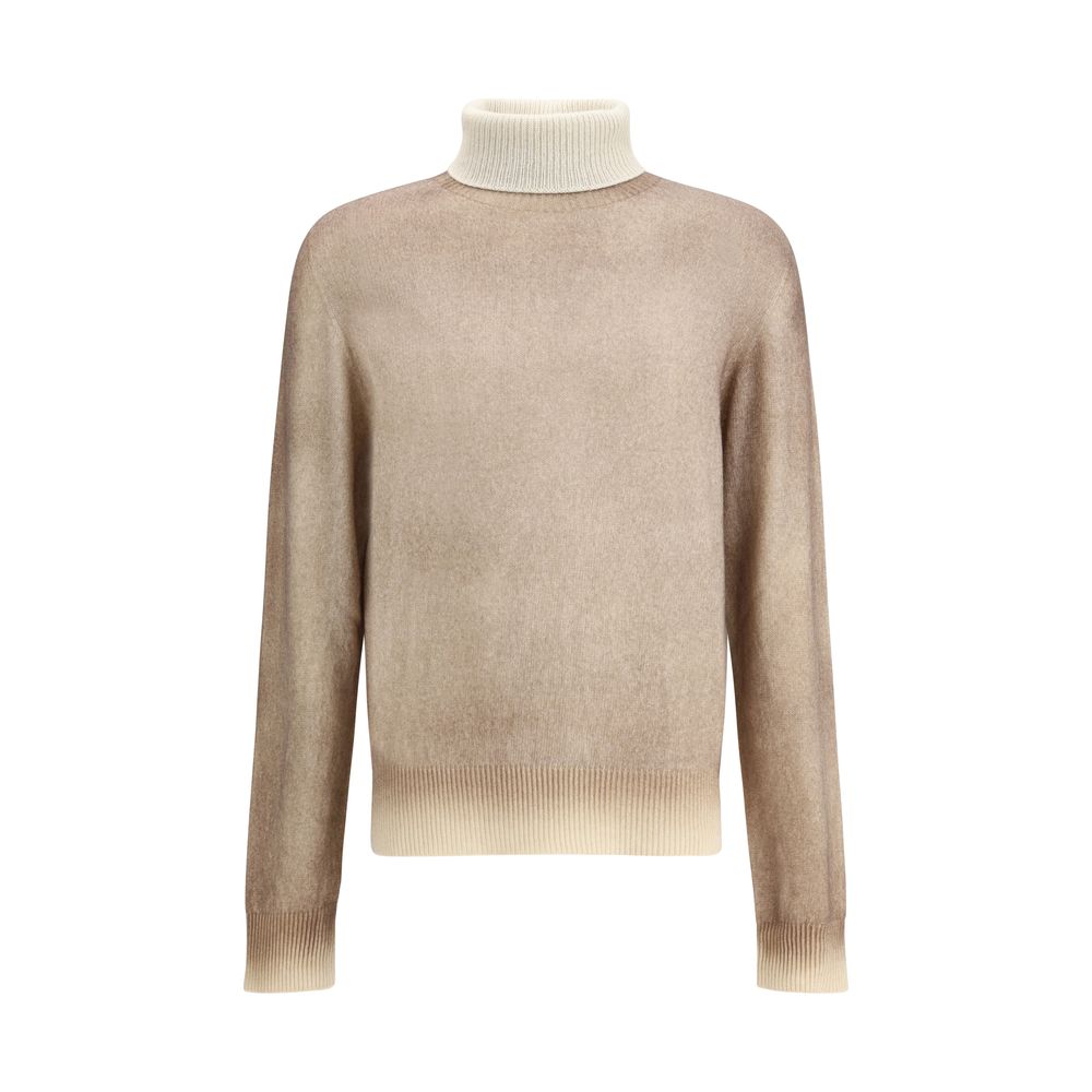 Aragona Cashmere Brown Cashmere Turtleneck | Regal Royce