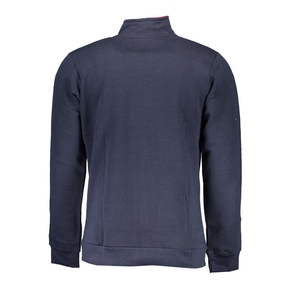Gianmarco Venturi Blue Polyester Men Sweatshirt | Regal Royce