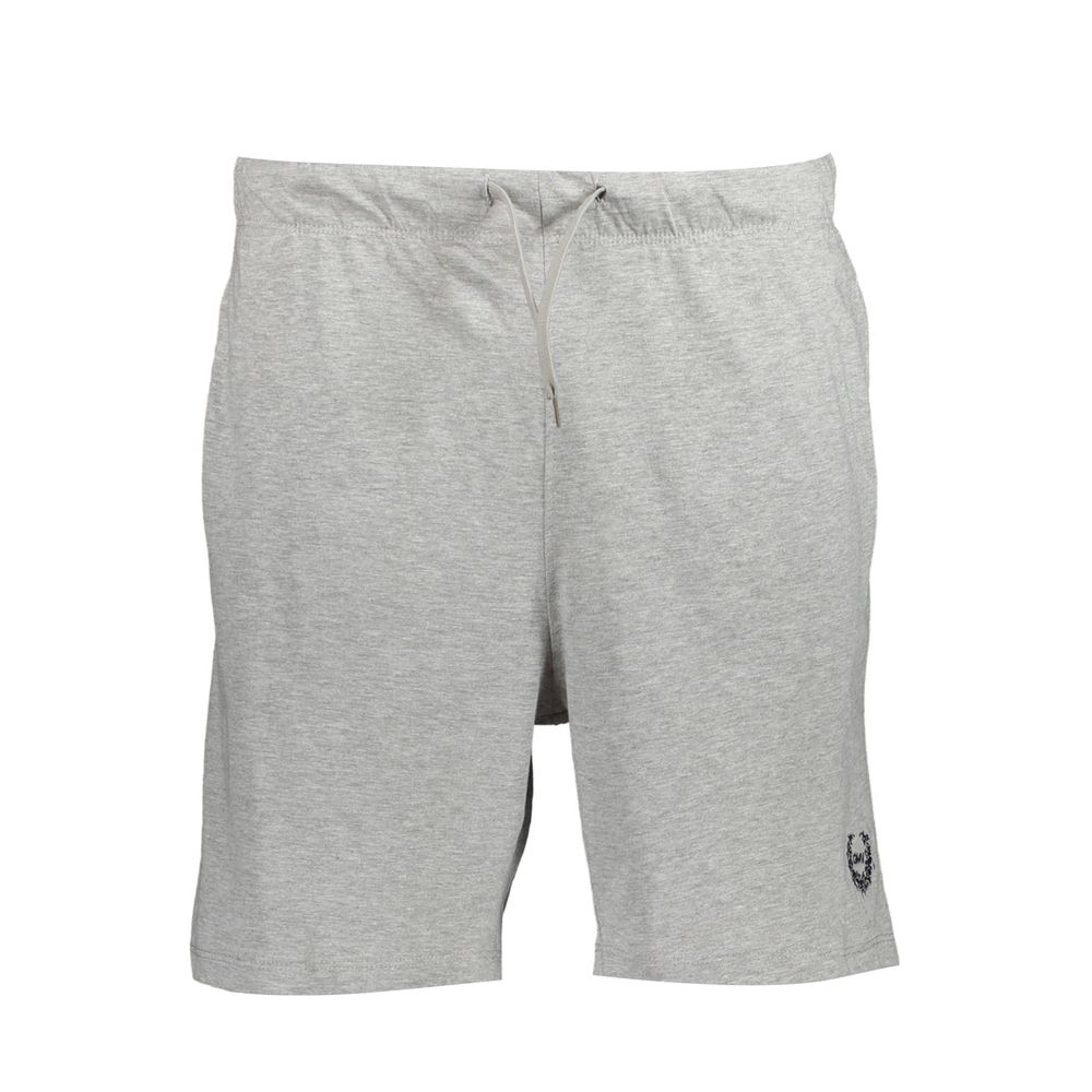 Gianmarco Venturi Grigio Cotton Men Short | Regal Royce