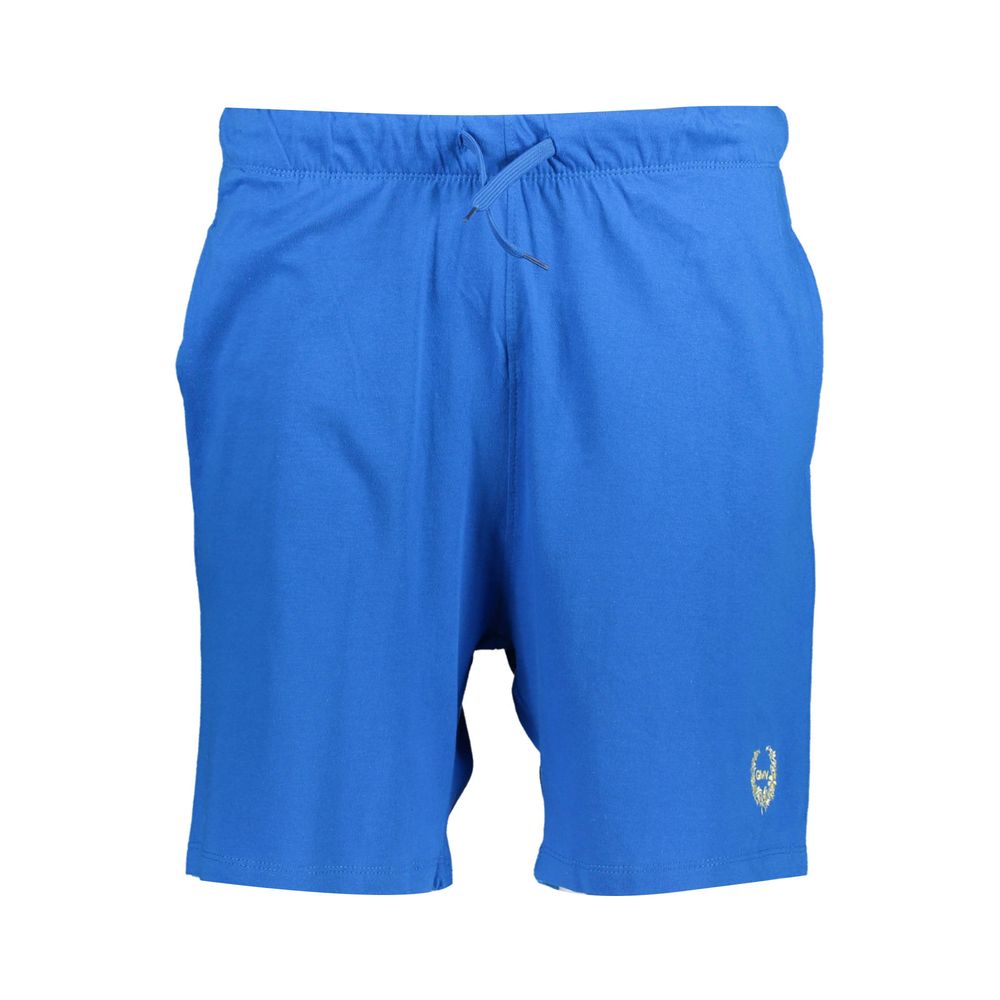 Gianmarco Venturi Blu Cotton Men's Sport Short | Regal Royce