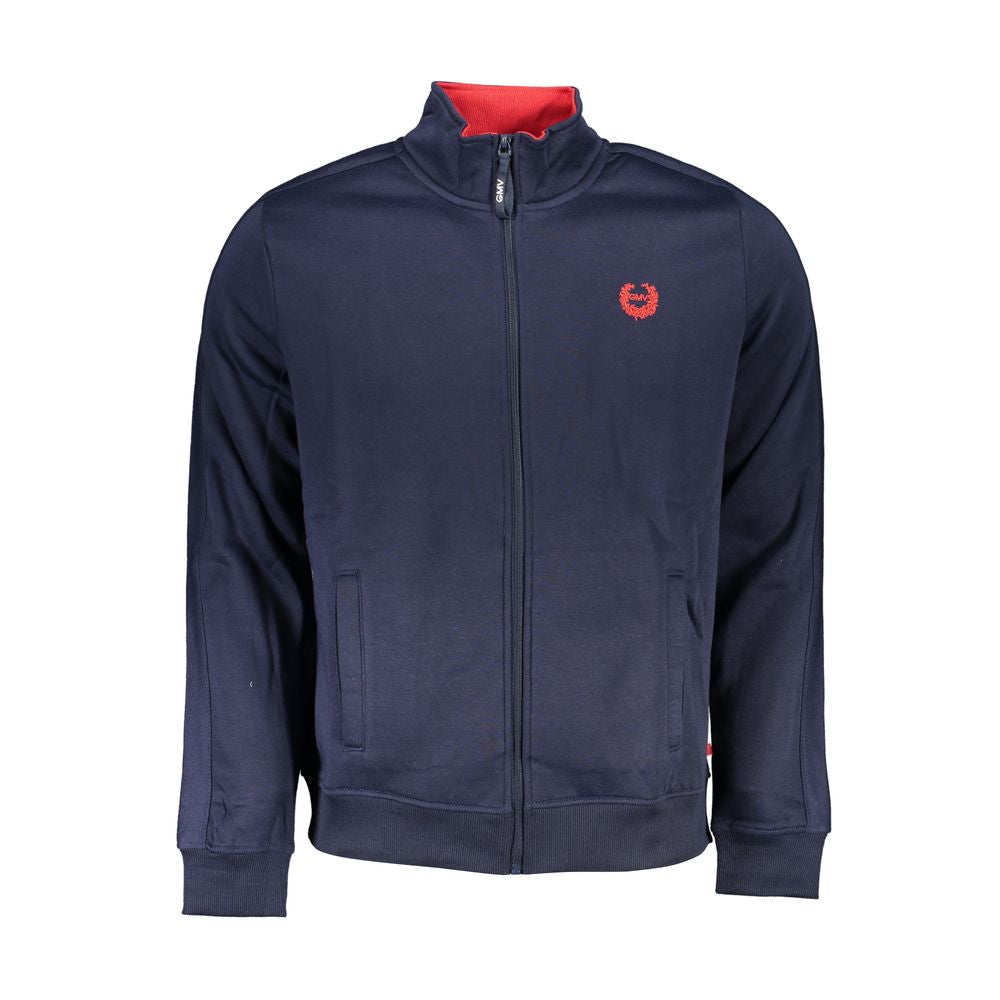 Gianmarco Venturi Blue Polyester Men's Sweatshirt | Regal Royce