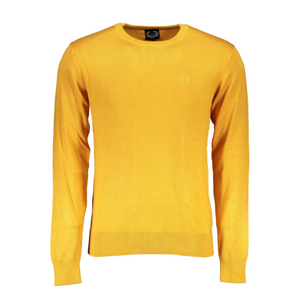 Gianmarco Venturi Giallo Viscosa Uomo Sweater | Regal Royce