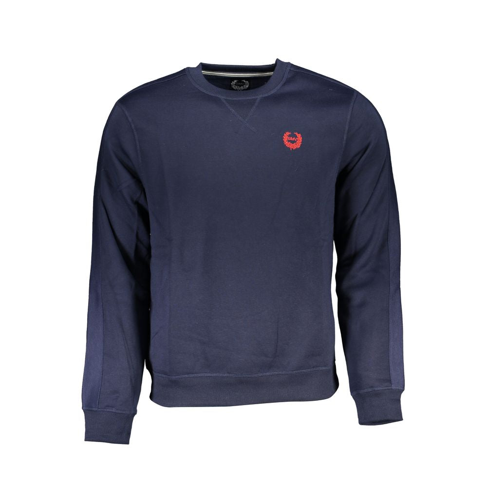 Gianmarco Venturi Blue Cotton Sweatshirt