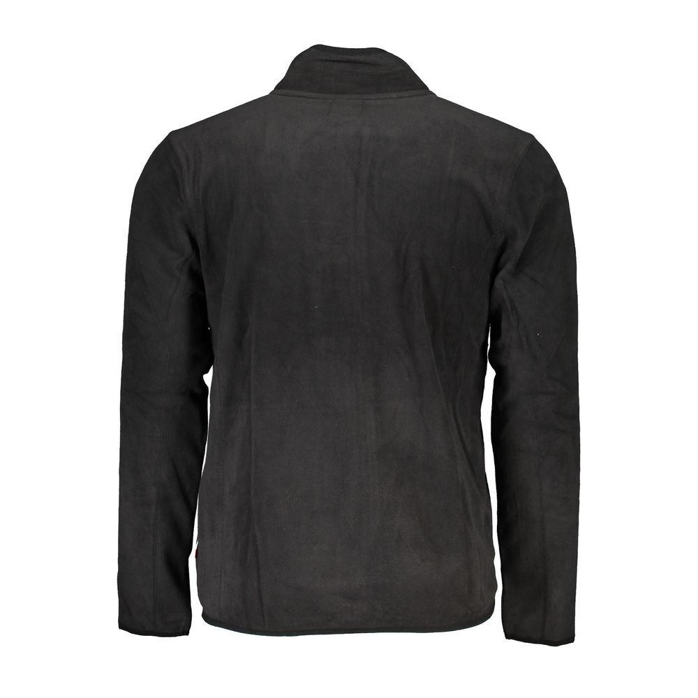 Gianmarco Venturi Black Polyester Men Sweatshirt | Regal Royce