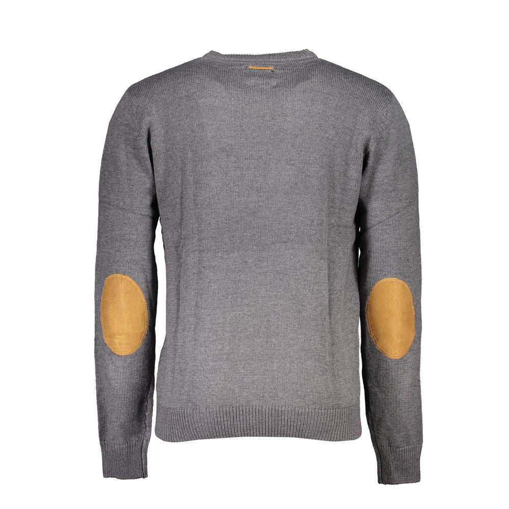 Gianmarco Venturi Grigio Cotton Men's Sweater | Regal Royce