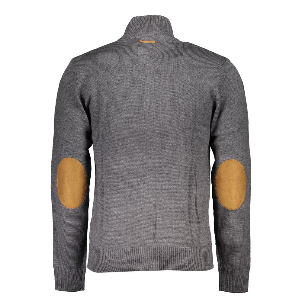 Gianmarco Venturi Grigio Cotton Men Cardigan | Regal Royce