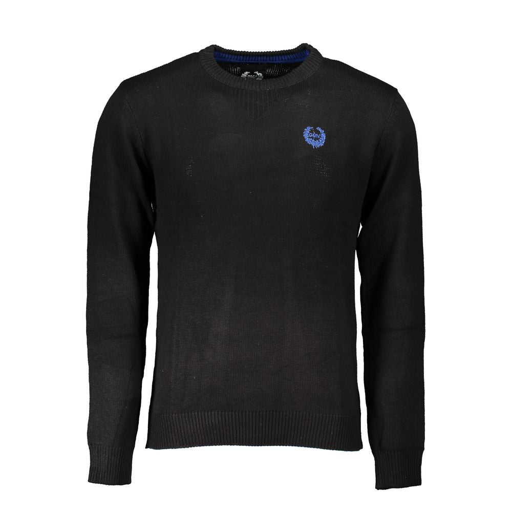 Gianmarco Venturi Black Cotton Men's Sweater | Regal Royce