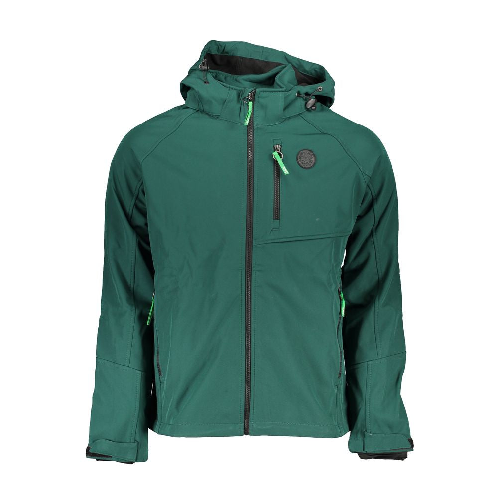 Gianmarco Venturi Verde Polyester Men's Jacket | Regal Royce