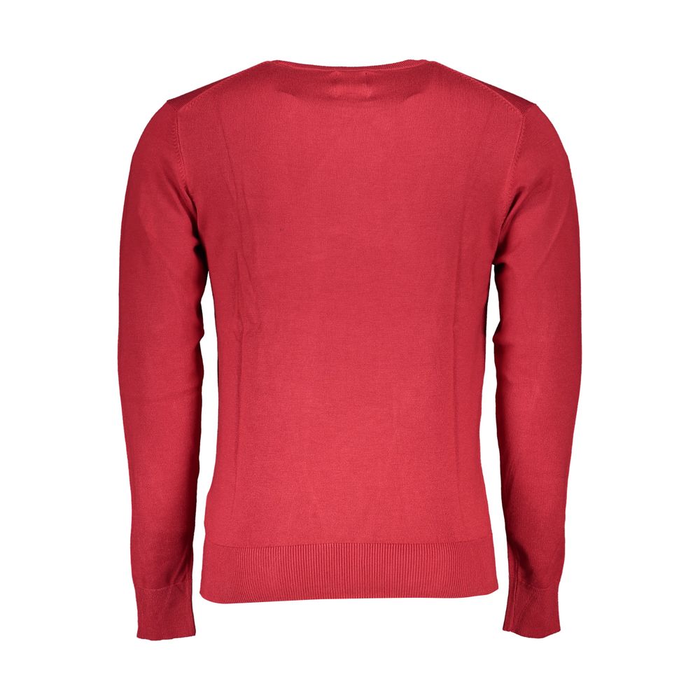 Gianmarco Venturi Rosso Viscosa Mens Sweater | Regal Royce