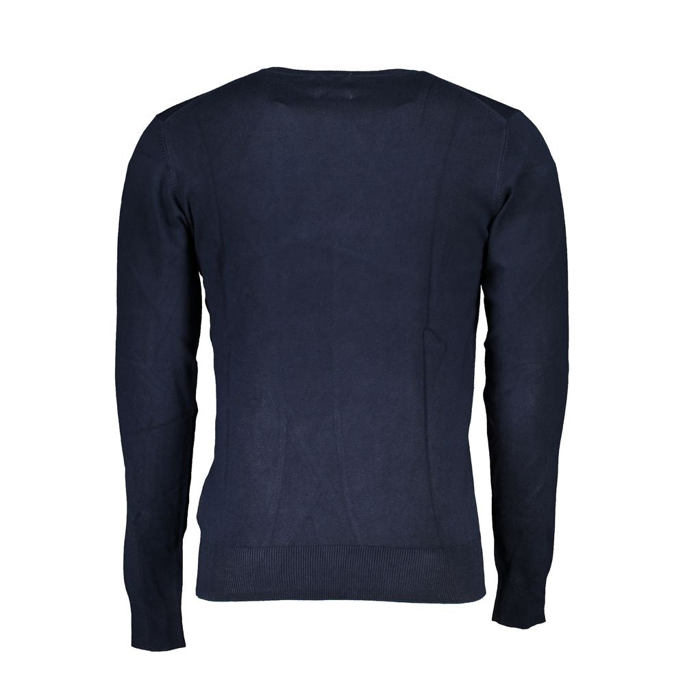 Gianmarco Venturi Blue Viscose Men's Sweater | Regal Royce