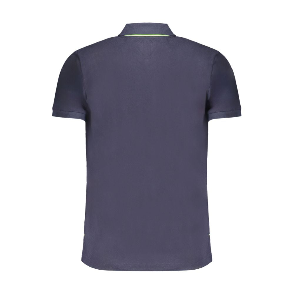 Gianmarco Venturi Blue Cotton Men's Polo Shirt | Regal Royce