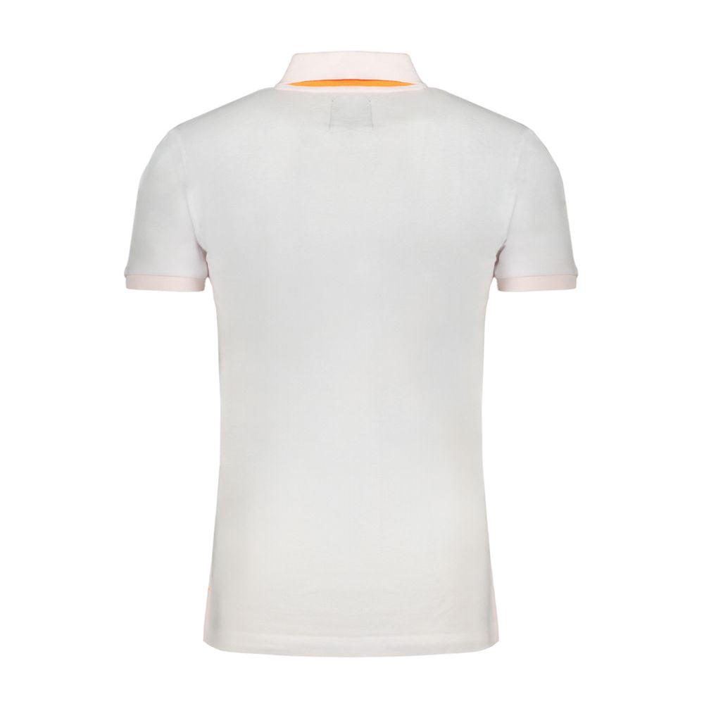 Gianmarco Venturi White Cotton Men Polo Shirt | Regal Royce