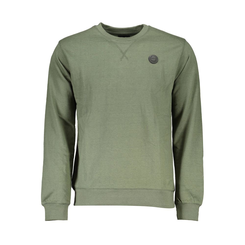 Gianmarco Venturi Verde Cotton Men Sweatshirt | Regal Royce