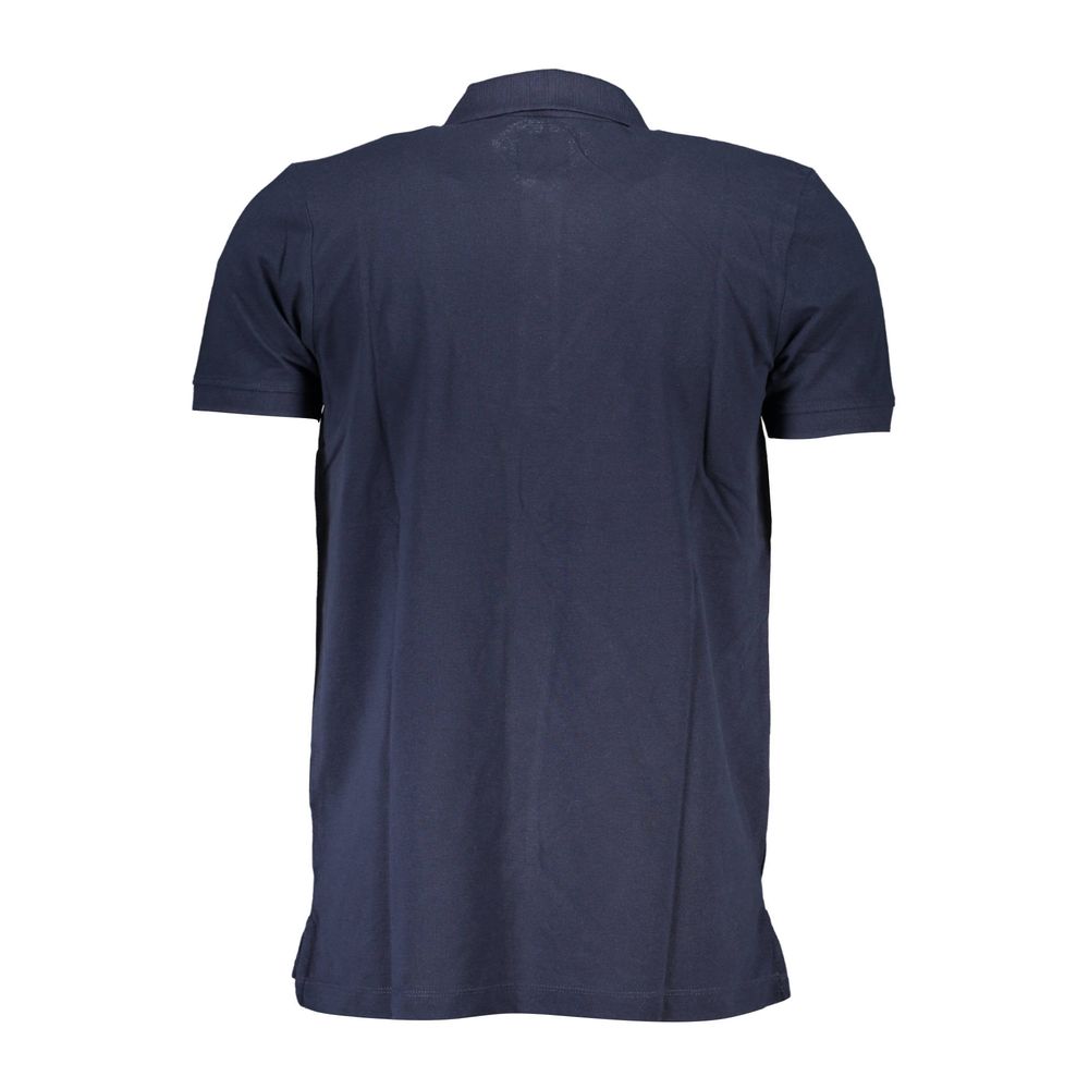 Gianmarco Venturi Blu Cotton Men Polo | Regal Royce