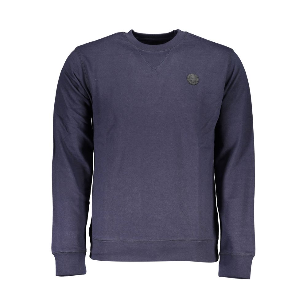 Gianmarco Venturi Blue Cotton Men Sweatshirt | Regal Royce