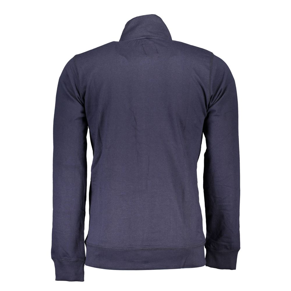 Gianmarco Venturi Blue Cotton Men's Sweatshirt | Regal Royce
