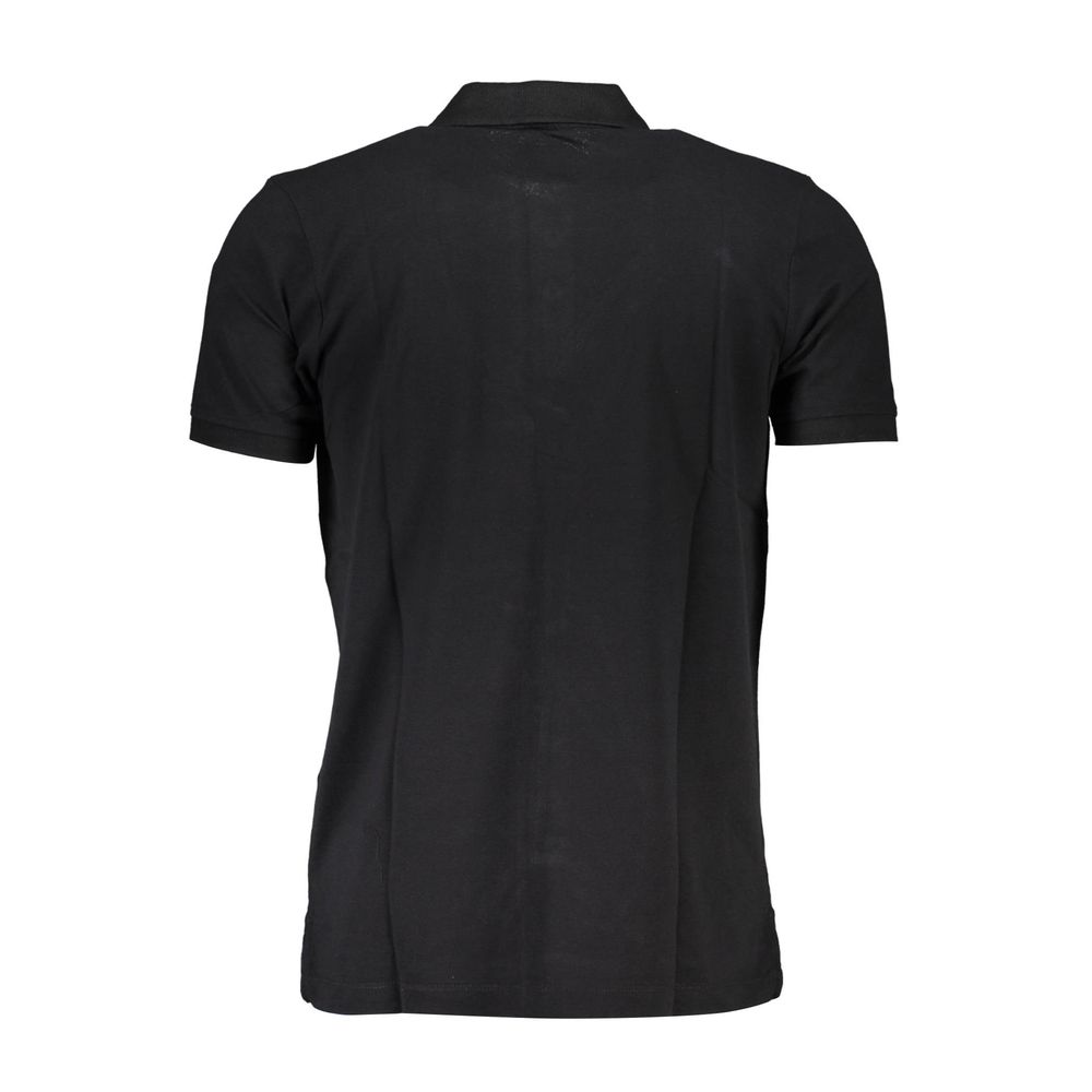 Gianmarco Venturi Black Cotton Men's Polo Shirt | Regal Royce