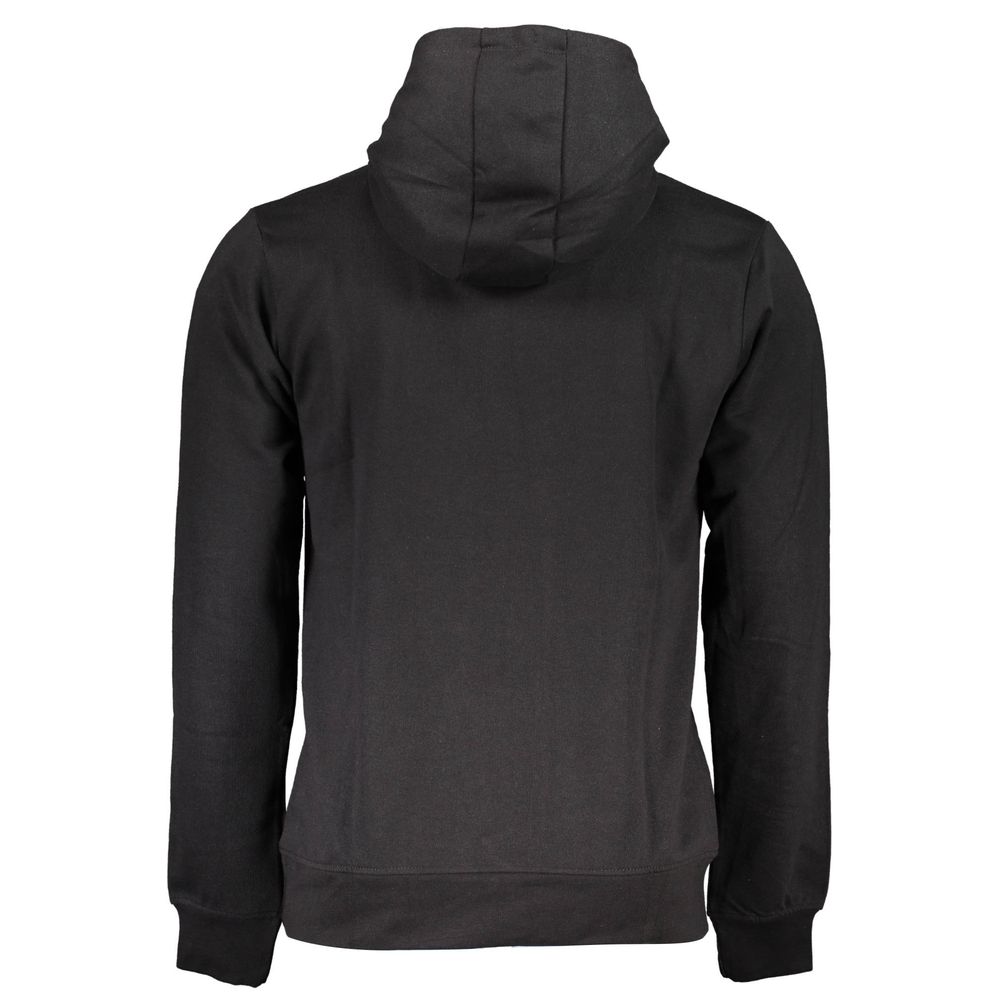 Gianmarco Venturi Nero Cotton Men Sweatshirt | Regal Royce