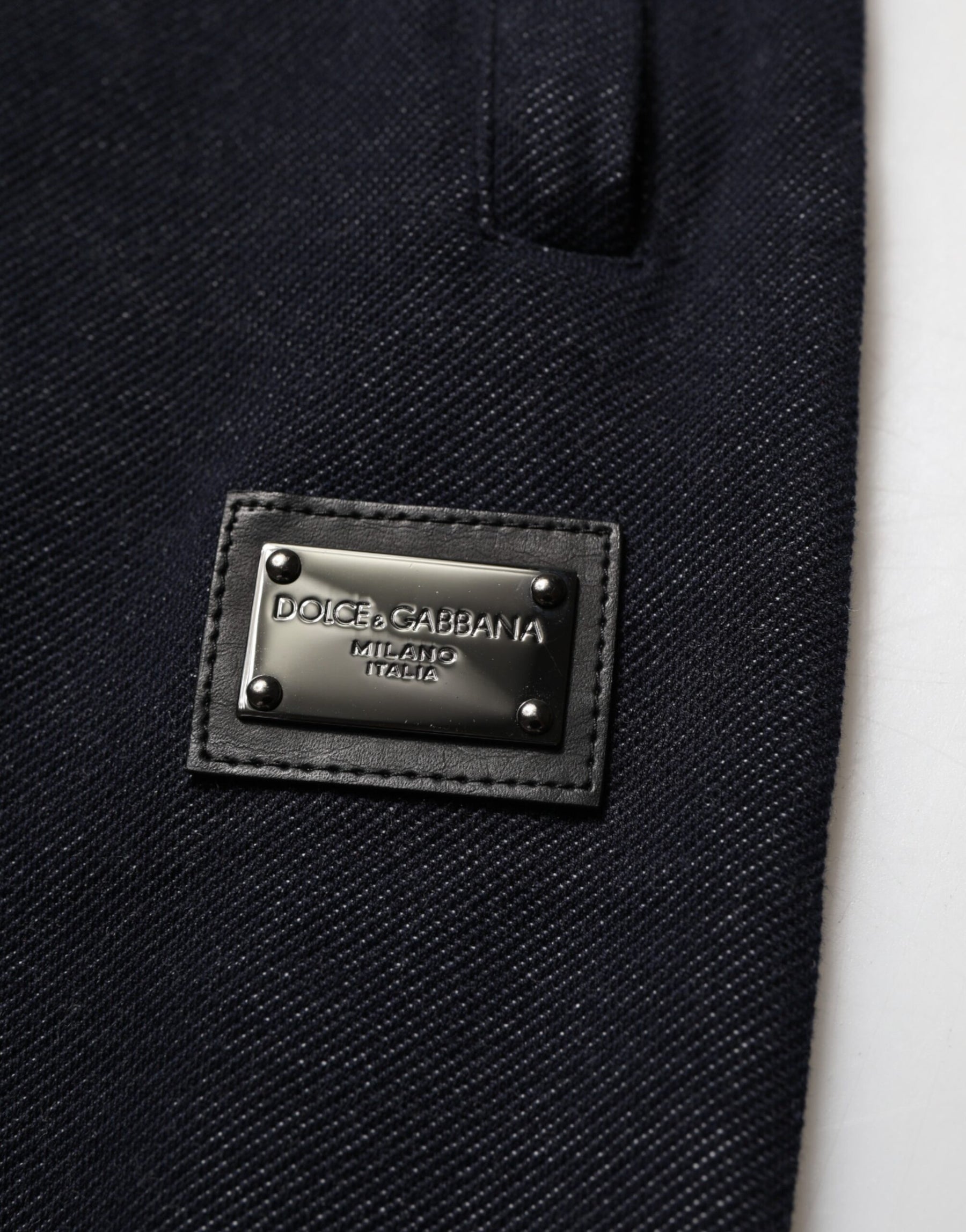 Dolce & Gabbana Black Cotton Blend Drawstring Jogger Jogger Pants | Regal Royce