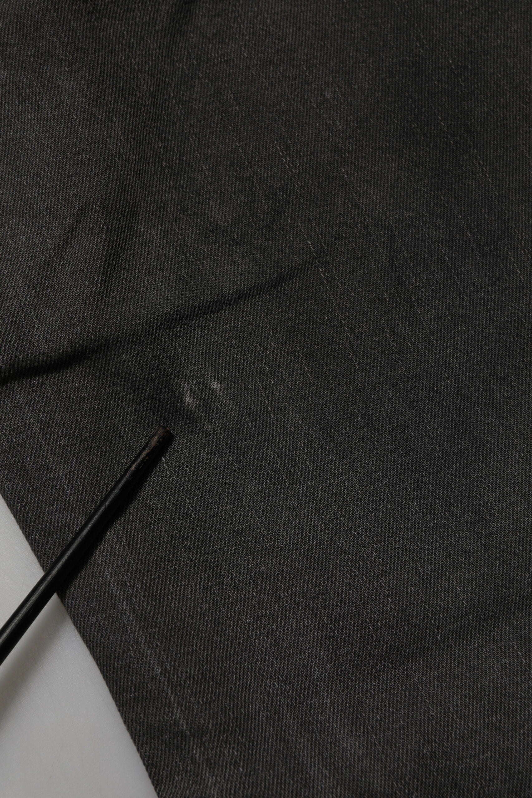 Dolce & Gabbana Dark Gray Cotton Skinny Men Denim Jeans | Regal Royce