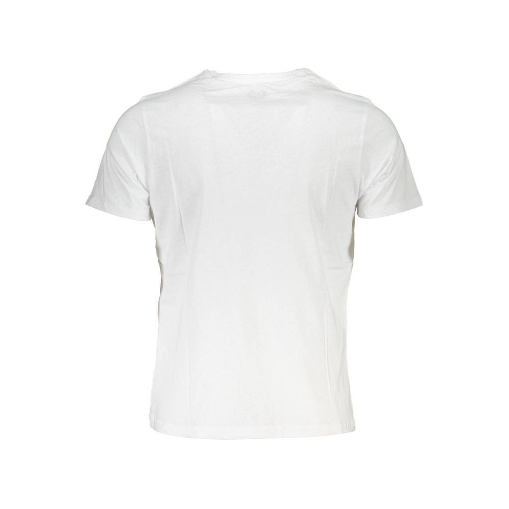 Gianmarco Venturi White Cotton Men T-Shirt | Regal Royce