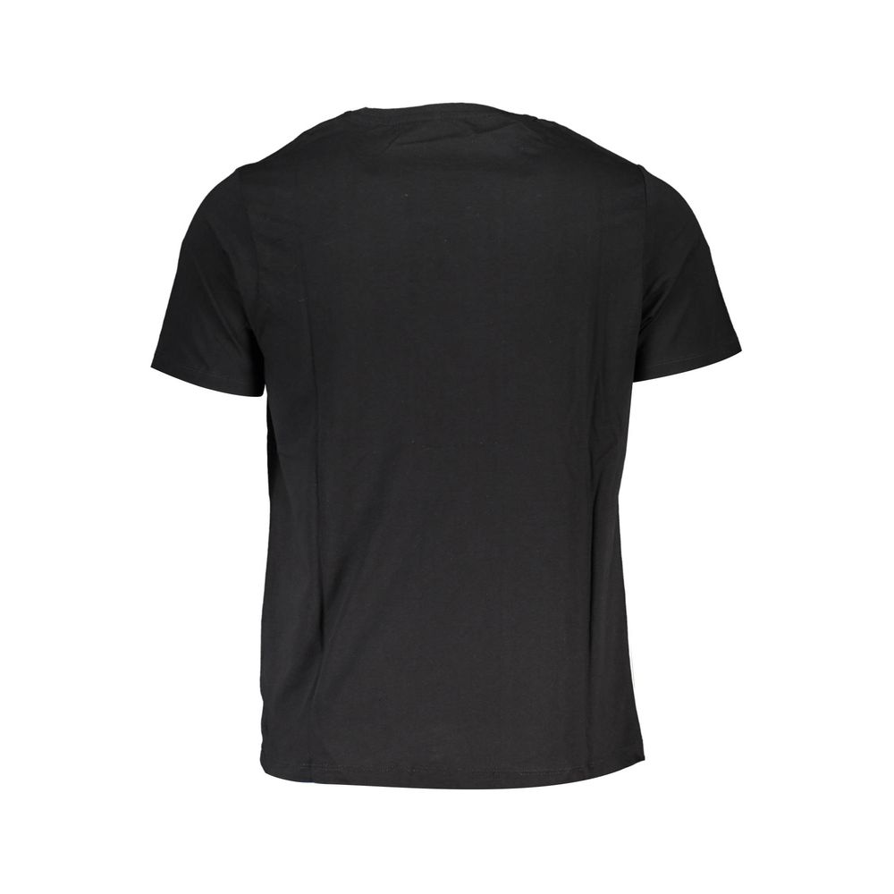 Gianmarco Venturi Nero Cotton Men T-Shirt | Regal Royce