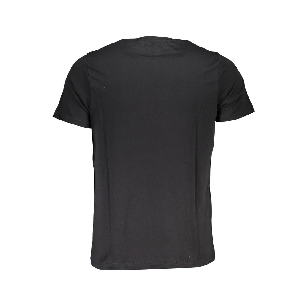 Gianmarco Venturi Black Cotton Mens T-Shirt | Regal Royce