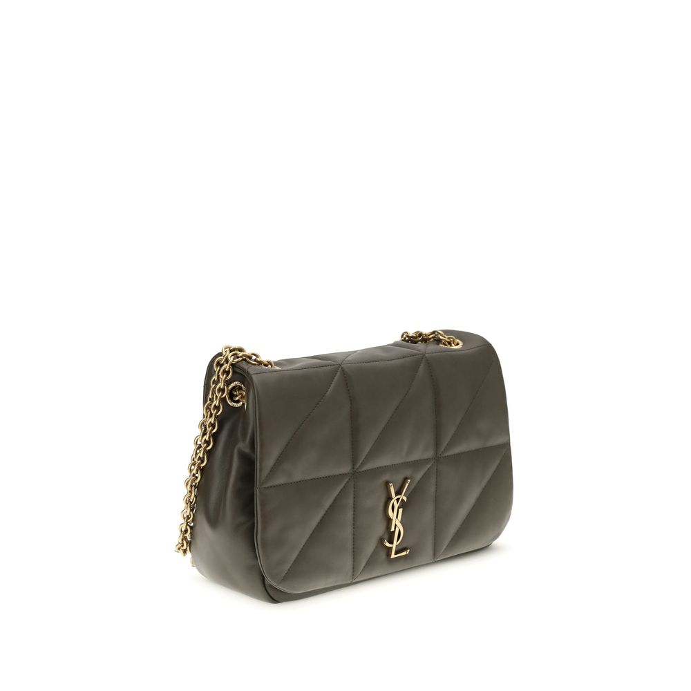 Saint Laurent Bicolor Calf Leather Bos Taurus Shoulder Bag | Regal Royce