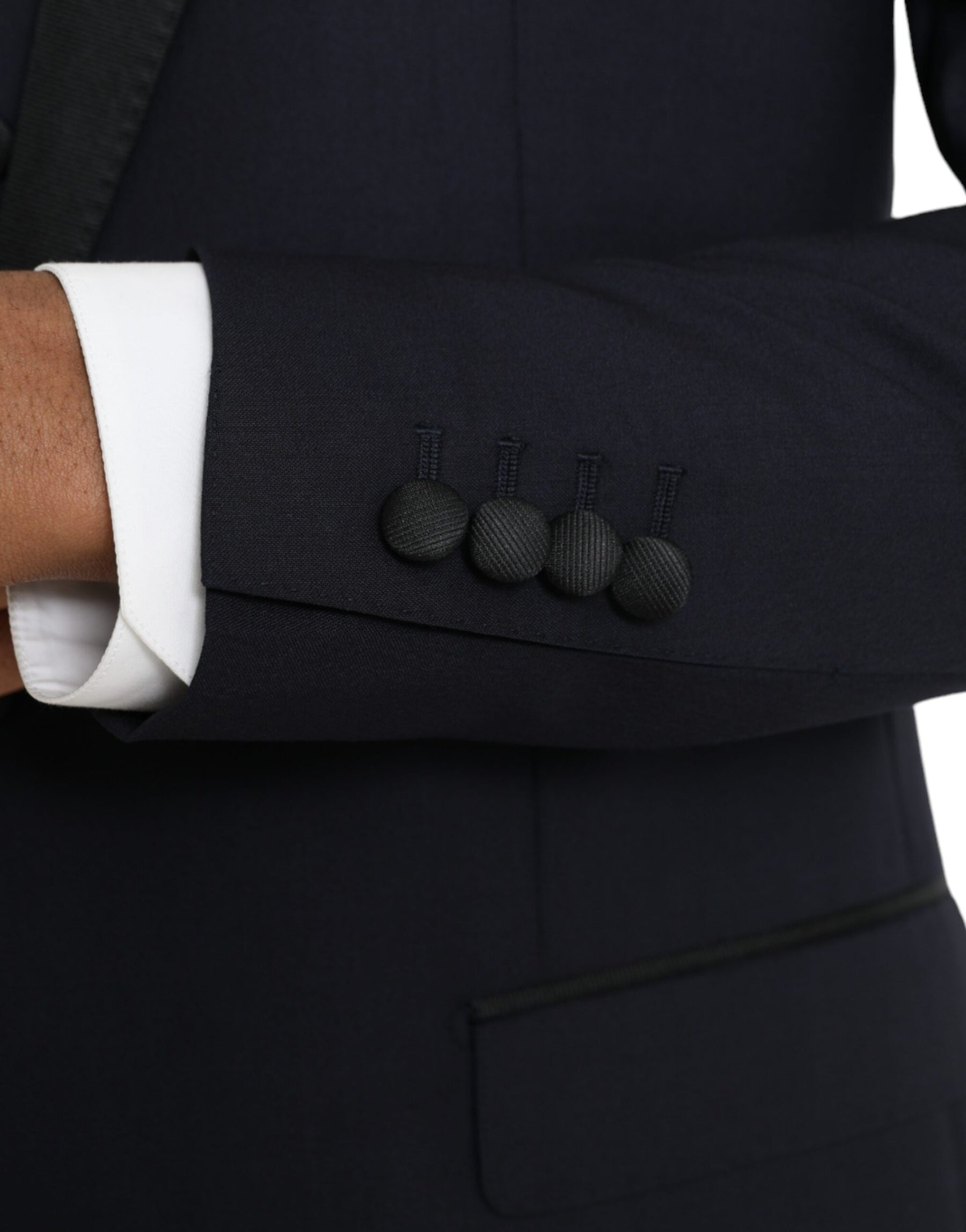 Dolce & Gabbana Blue Wool MARTINI 1 Button Men 3 Piece Suit | Regal Royce