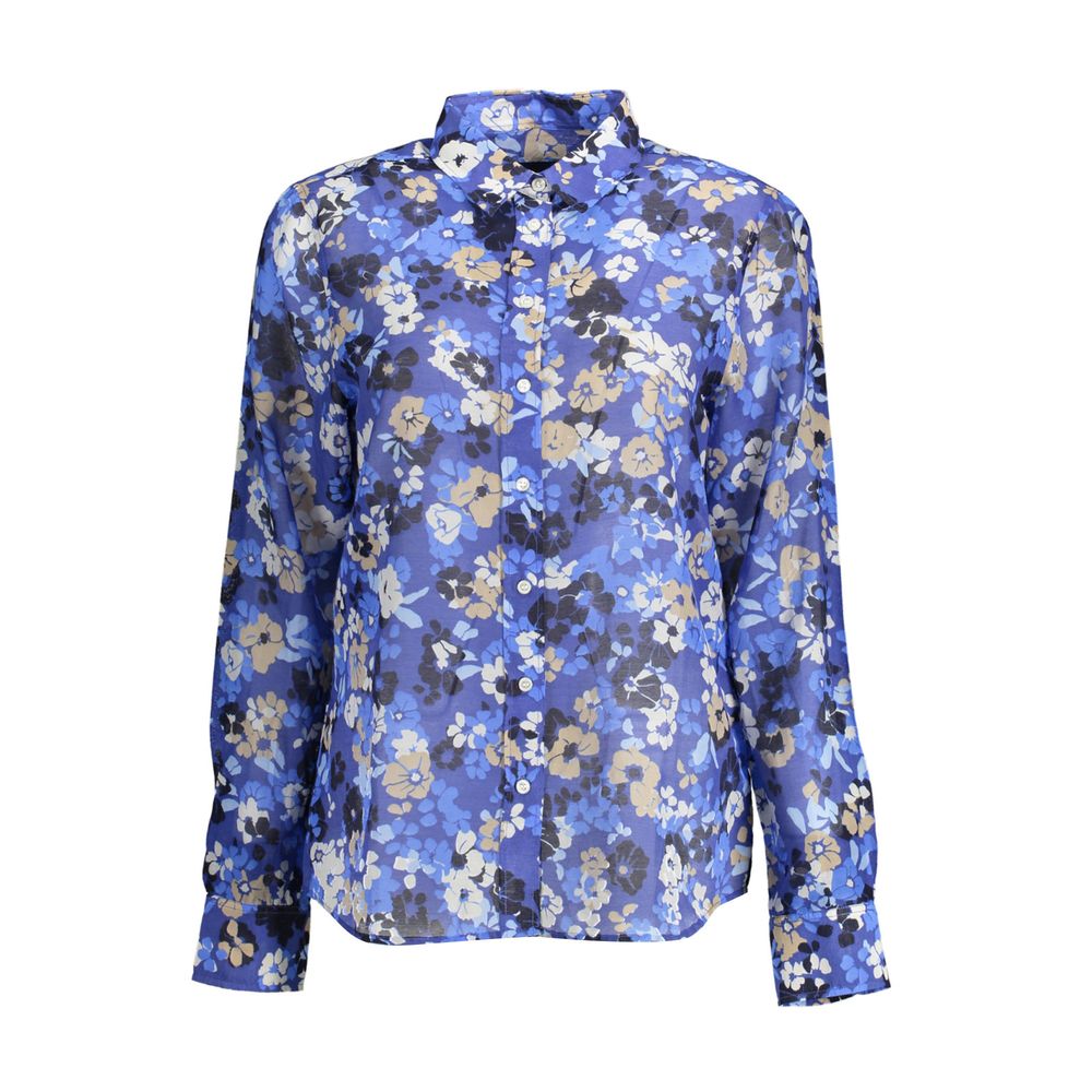 Gant Blue Organic Cotton Women Shirt | Regal Royce