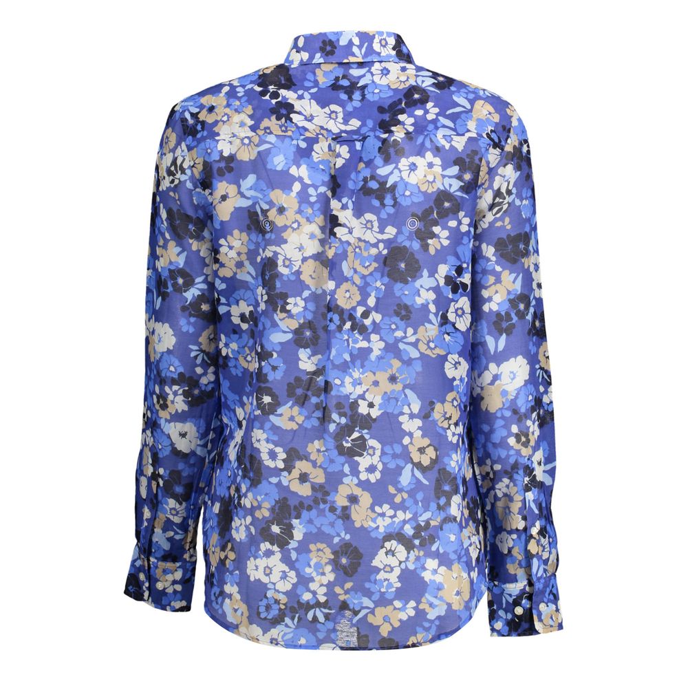 Gant Blue Organic Cotton Women Shirt | Regal Royce