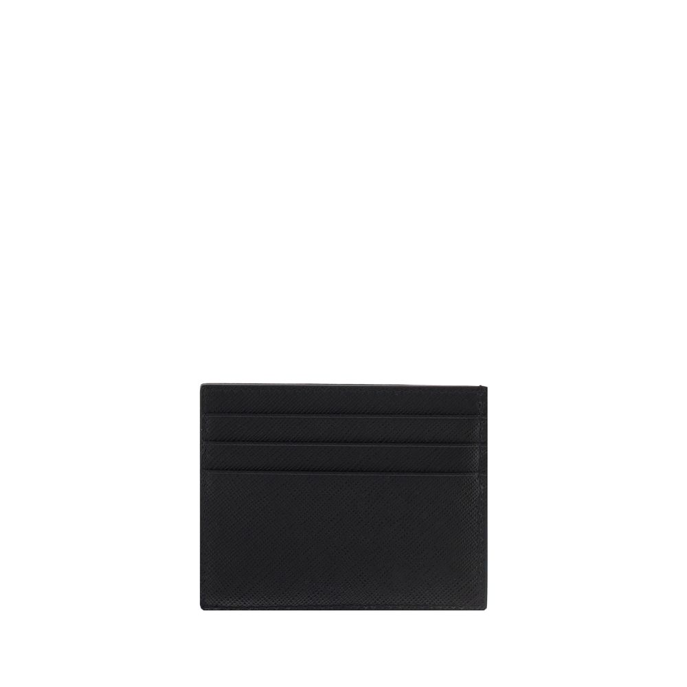 Prada Black Calf Leather Bos Taurus Wallet | Regal Royce