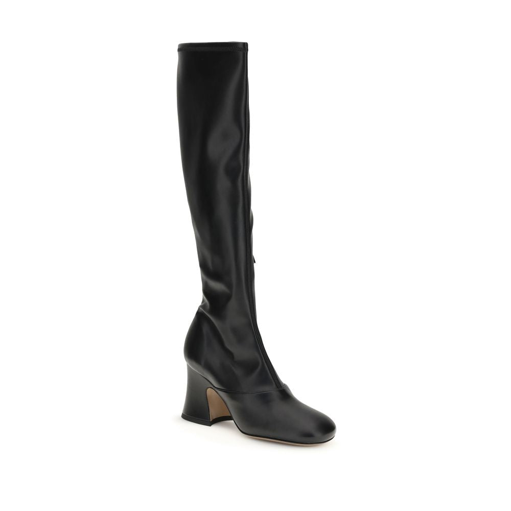 Chloé Black Leather High Heel Boots | Regal Royce