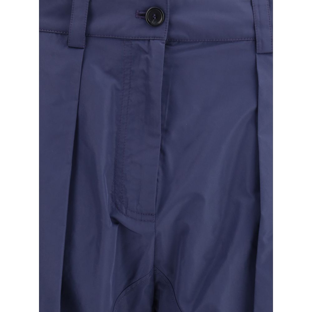 PINKO Blue Polyester Casual Pants | Regal Royce