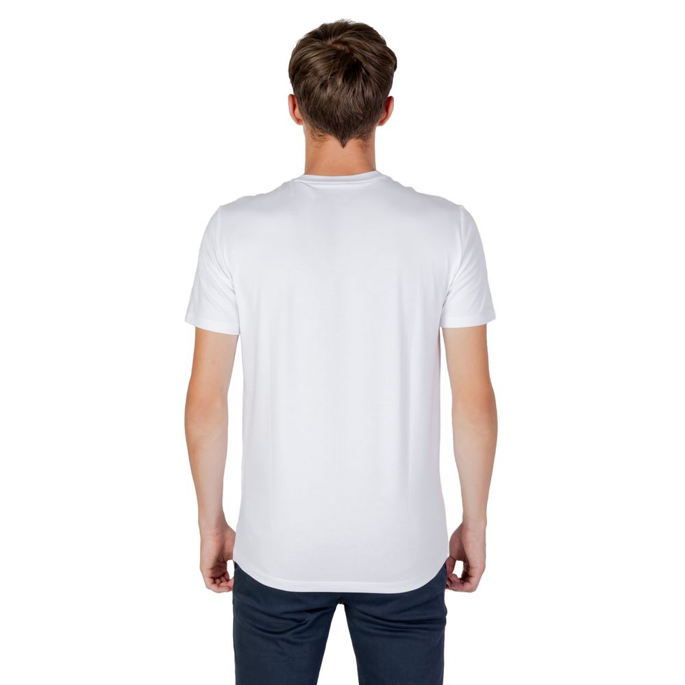 Armani Exchange White Cotton T-Shirt | Regal Royce