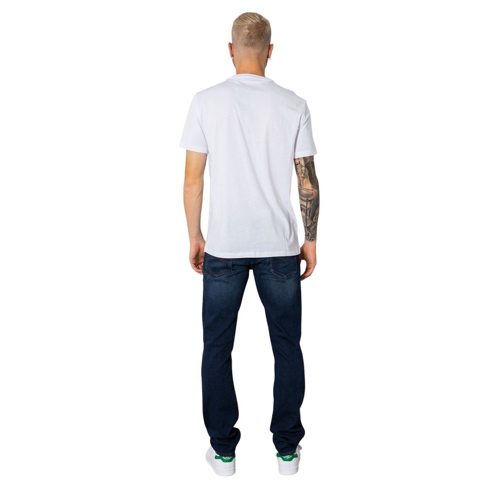 Armani Exchange White Cotton T-Shirt | Regal Royce