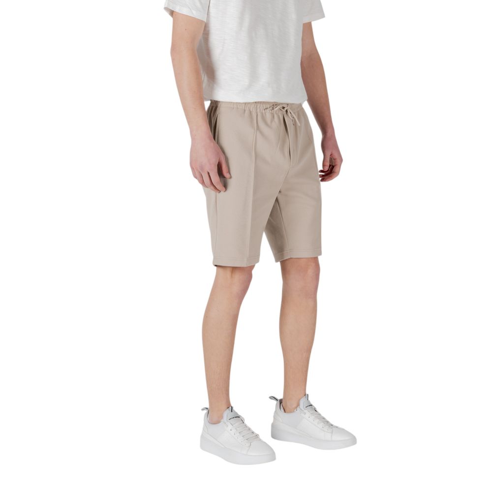 Antony Morato Beige Polyester Bermuda Shorts | Regal Royce