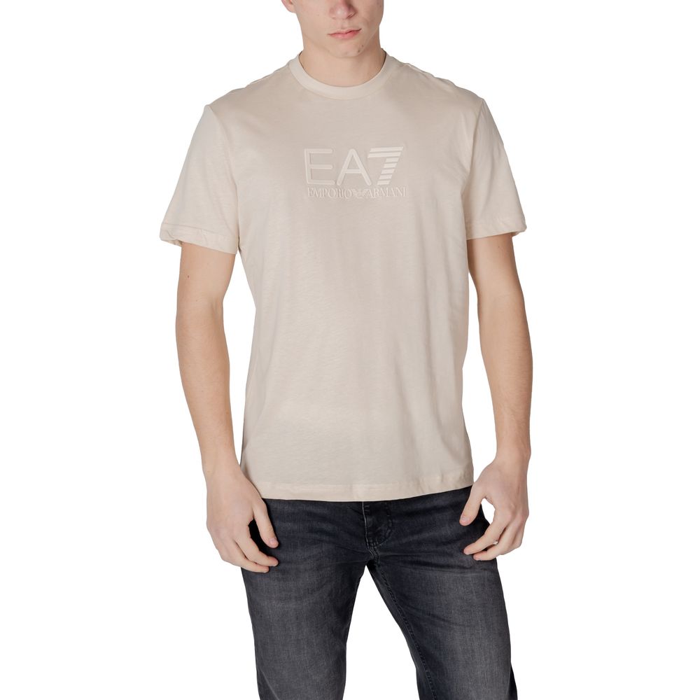 EA7 Emporio Armani White Cotton Polo Shirt | Regal Royce