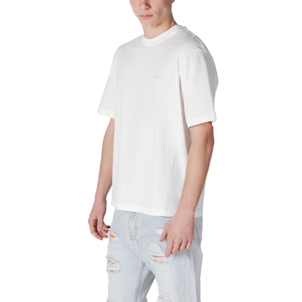 Armani Exchange White Cotton T-Shirt | Regal Royce