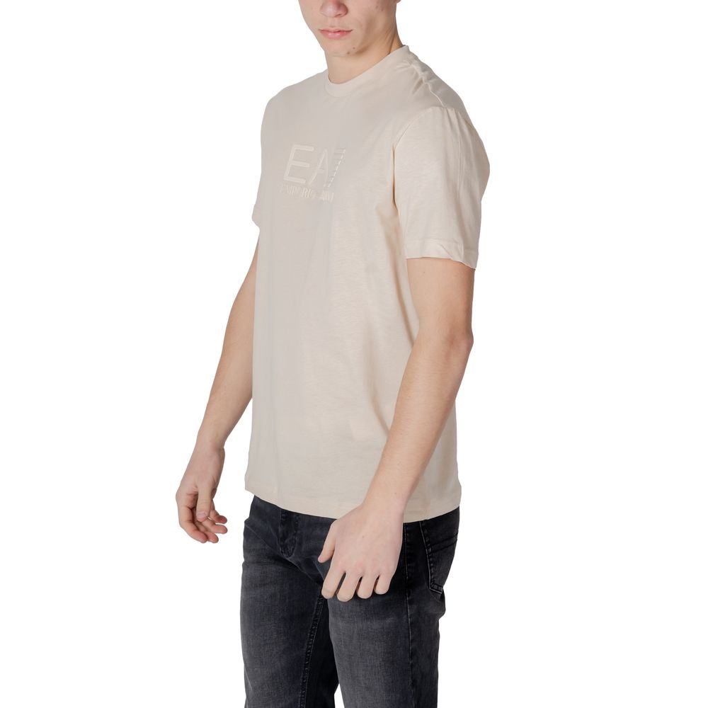 EA7 Emporio Armani White Cotton Polo Shirt | Regal Royce