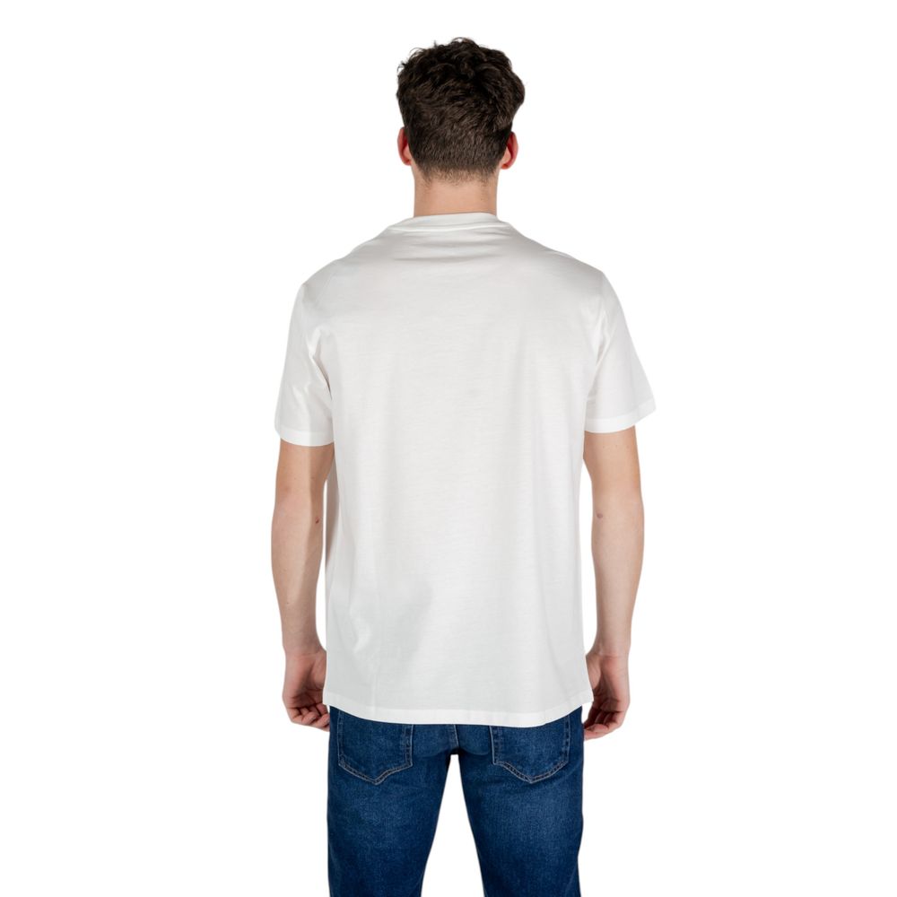 Armani Exchange White Cotton T-Shirt | Regal Royce